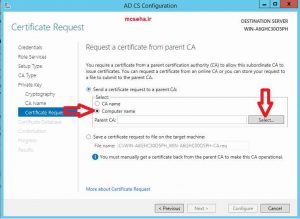 certificate request