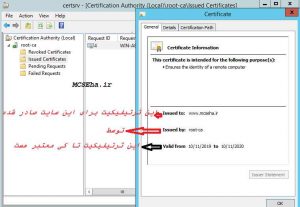 issue cert