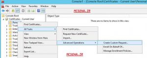 user certificate