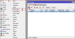 dhcp client