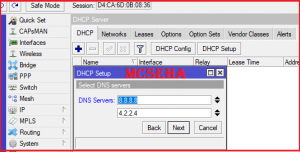 select dns server