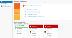 add roles and features