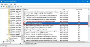 disable update windows